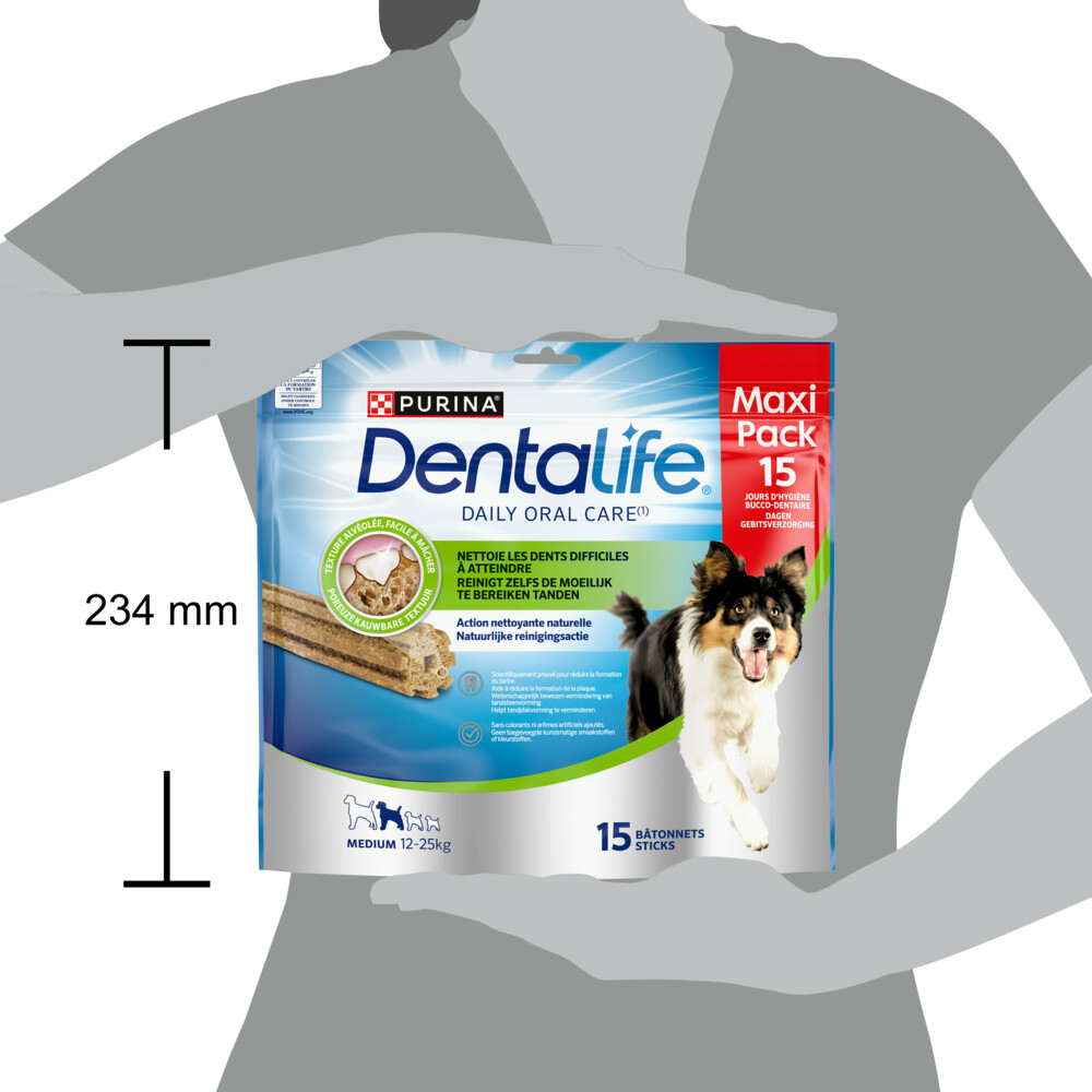 DentaLife Kauwstaaf Medium 12 - 25 kg15 stuks
