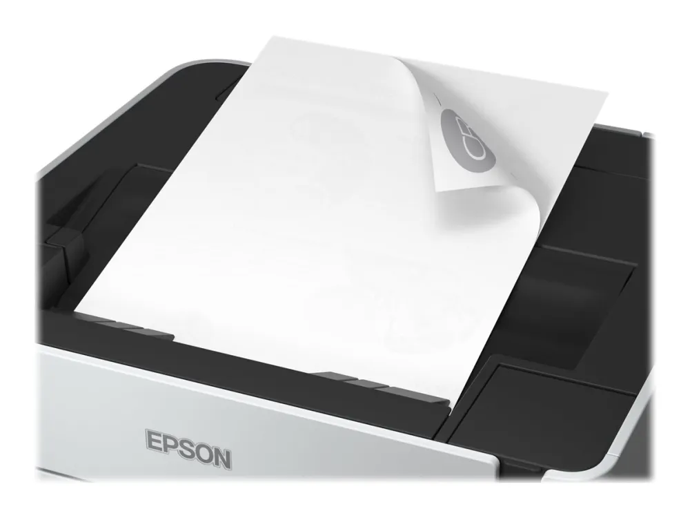 Epson EcoTank ET-M1180 - Printer - S/H - Duplex - blækprinter - kan genopfyldes - A4/Legal - 1200 x 2400 dpi - op til 20 spm - kapacitet: 250 ark - USB 2.0, LAN, Wi-Fi