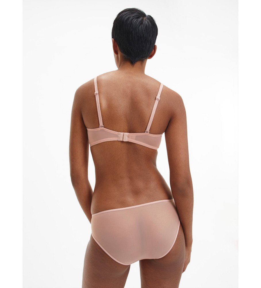 Sutiã invisível Calvin Klein Sheer Marquisette nude