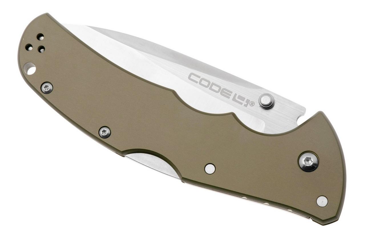 Cold Steel Code 4 Spear Point 58PS CPM S35VN plain edge, zakmes