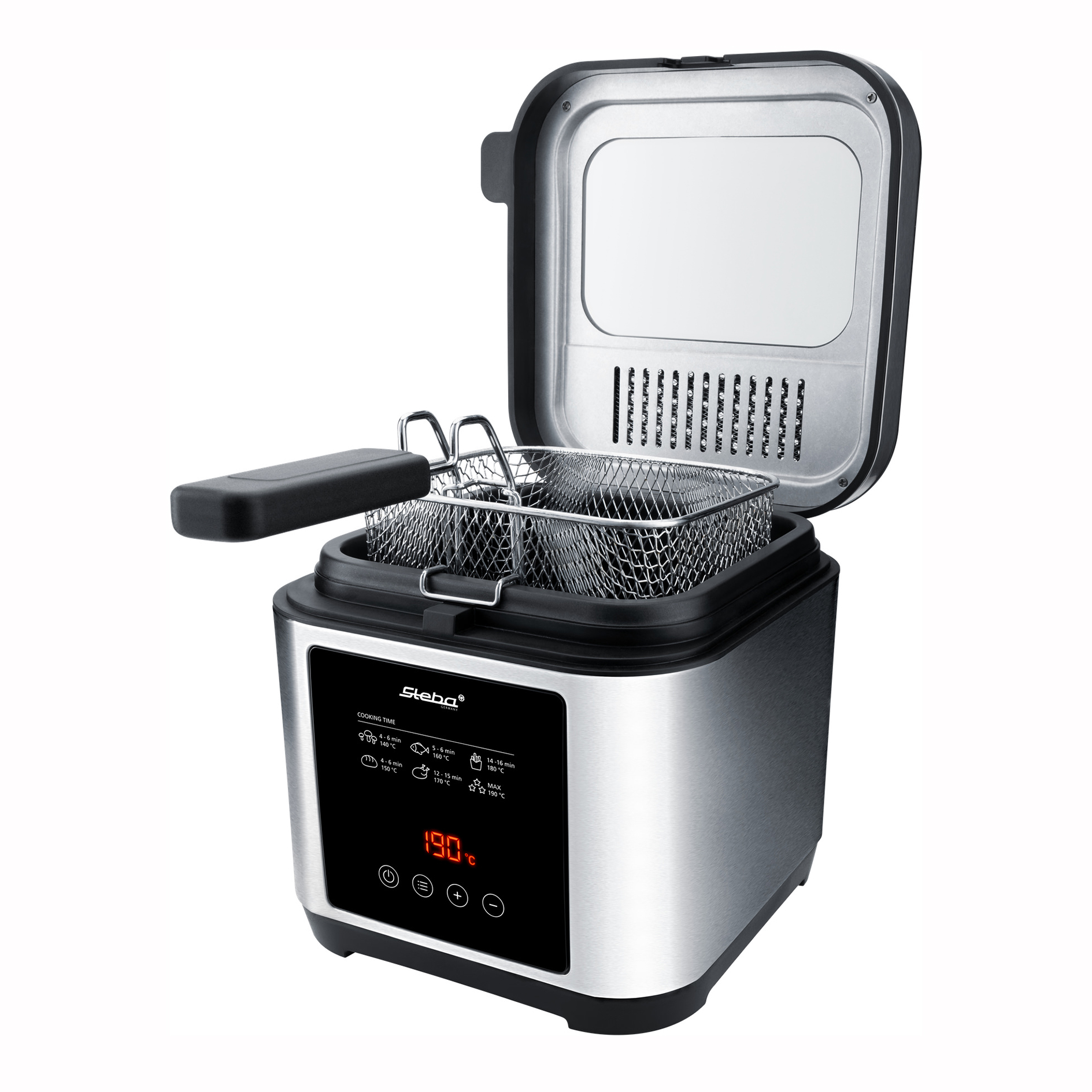STEBA Fritteuse DF150 - Edelstahl - 2,5 Liter