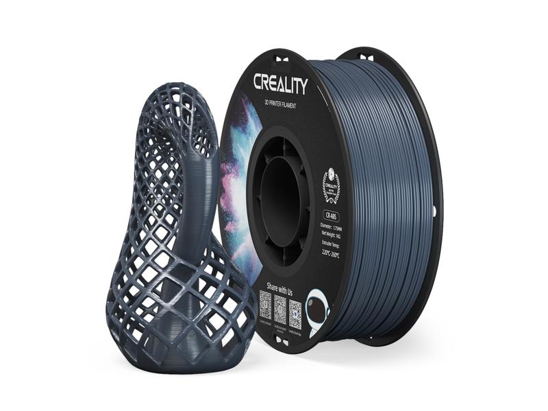 Creality Filament ABS, Grau, 1.75 mm, 1 kg ABS 3D Drucker Filament