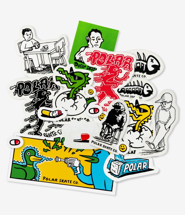 Polar Jacob's Corner Sticker (multi) 10er Pack