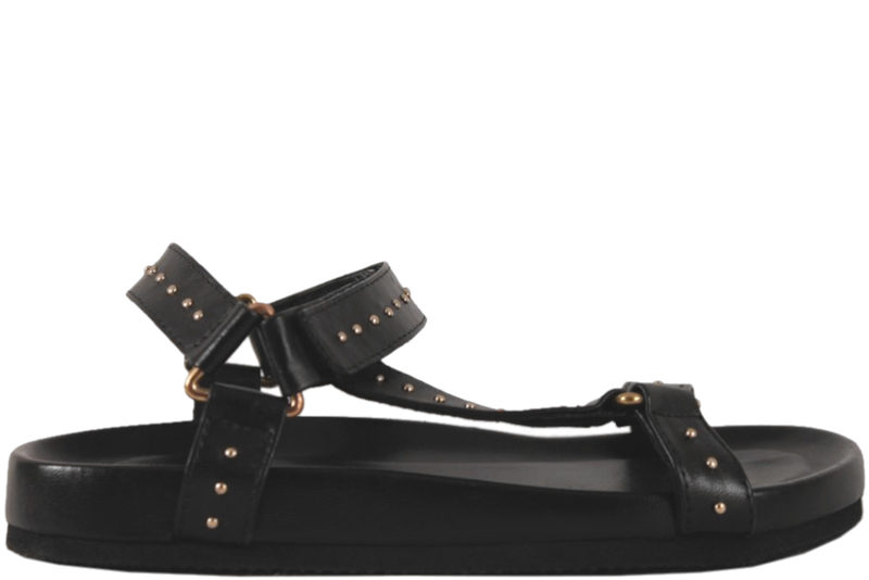 COPENHAGEN SHOES LIMBA SORT LET SANDAL I GLAT SKIND