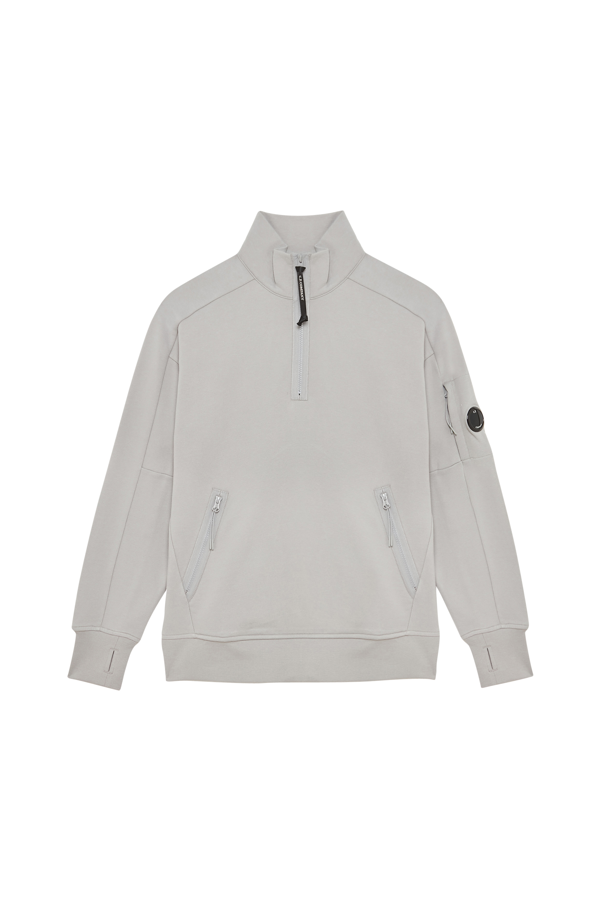 C.P. COMPANY Sweat DIAGONAL RAISED FLEECE Gris