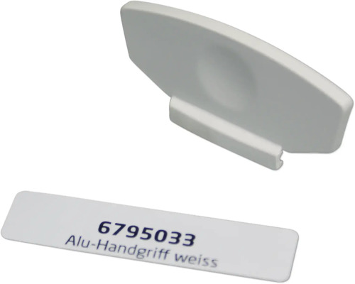 Handgreep voor BB-modellen van aluminium, wit
