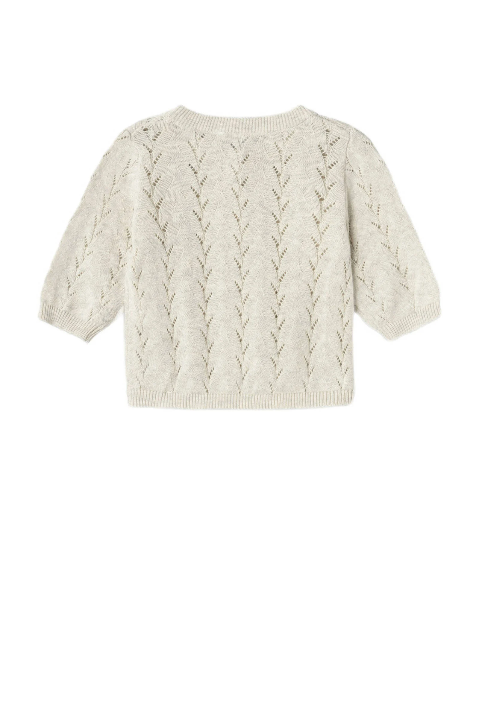 NAME IT vest NMFBANNI ecru melange