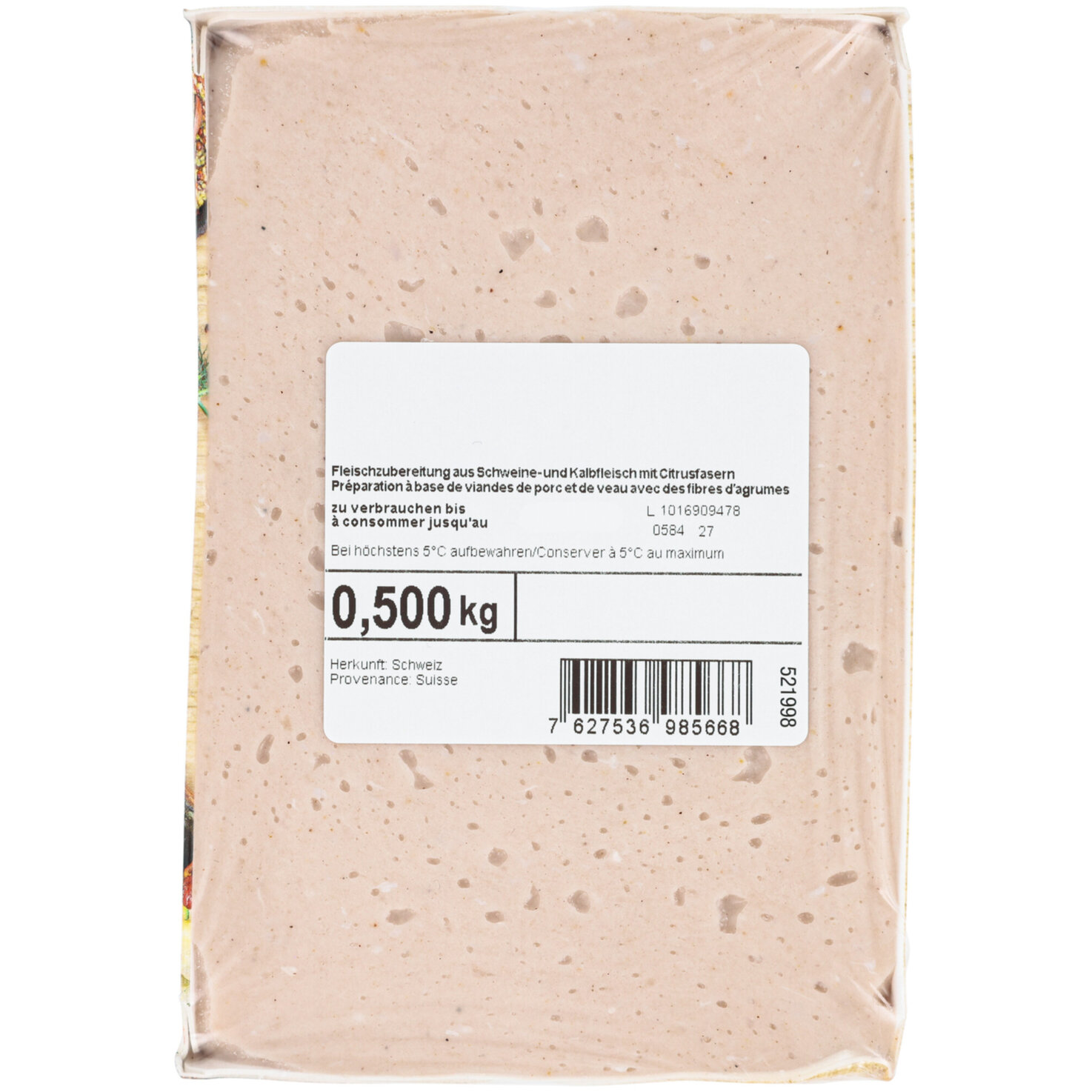 Betty Bossi Fleischkäse zum Backen