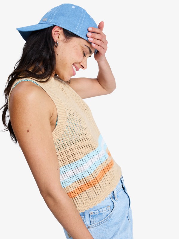 Sandy Shells Top en maille Beige Femme