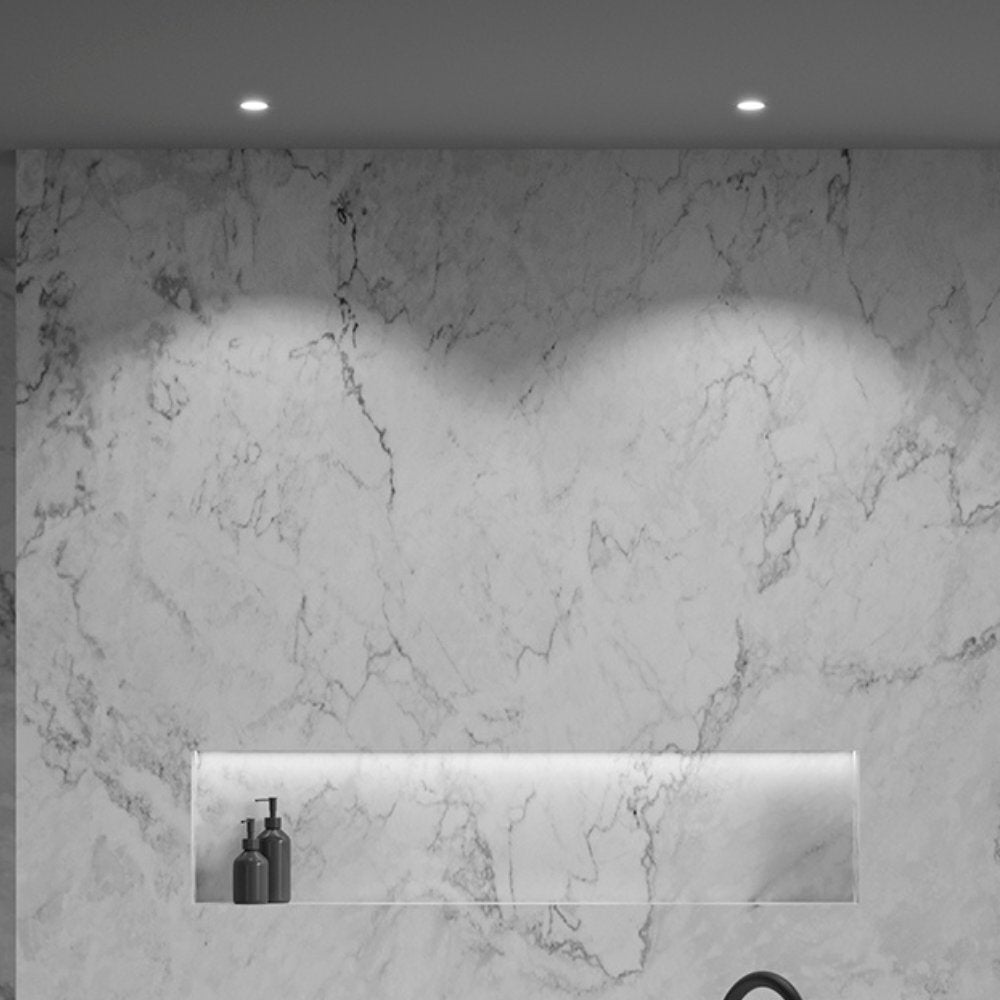 LED inbouwspot in het plafond Zoom in wit 6W 470lm IP65 3000K