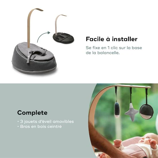 Arche d'éveil en bois doomoo Seat'n Swing   de               Babymoov