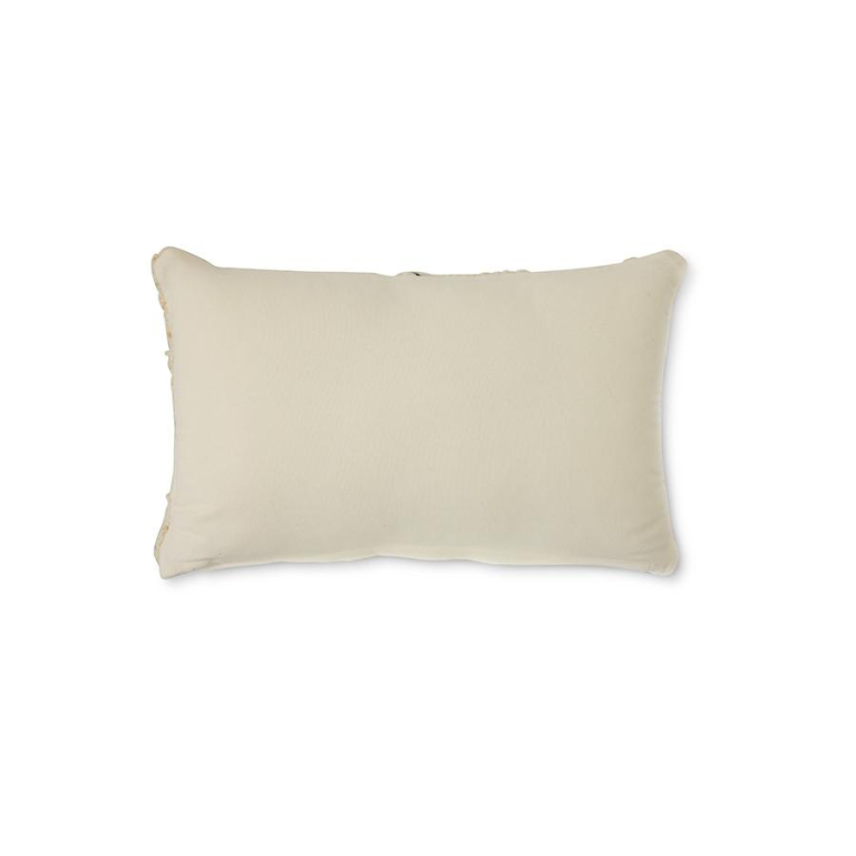 HKliving Natural Wool Striped kussen 50x30