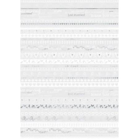 Heyda Transparent-Papier Just married