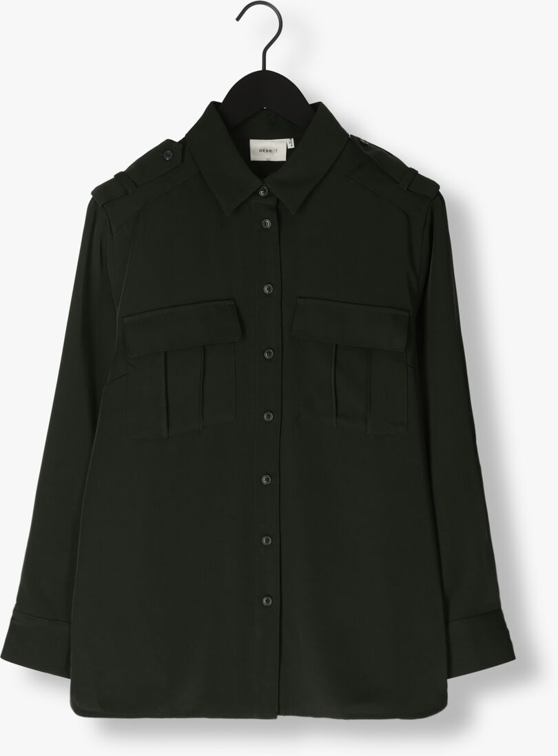 GESTUZ zwarte gestuz blouse sloangz shirt