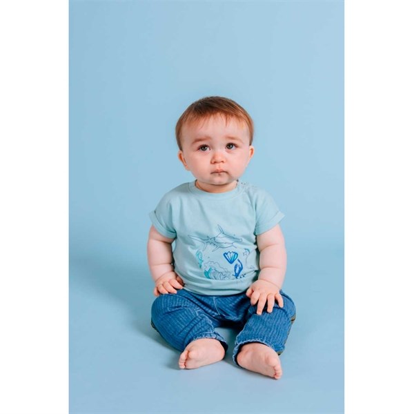 Køb Soft Gallery Canal Blue Frederick Sealife T-shirt