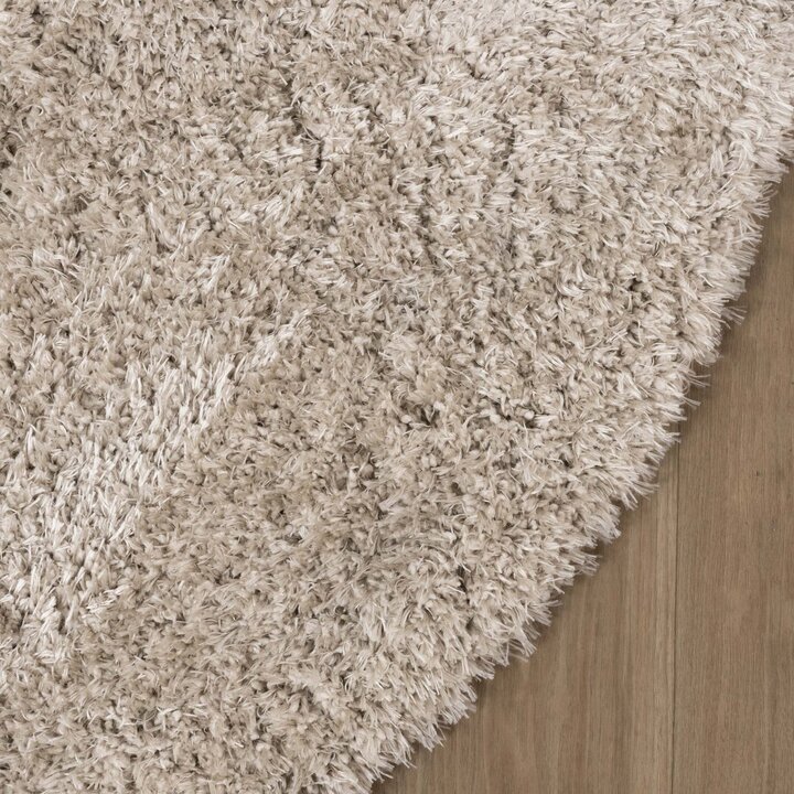 Ovaal Shaggy vloerkleed - Blaze Beige/Grijs | Luxe!