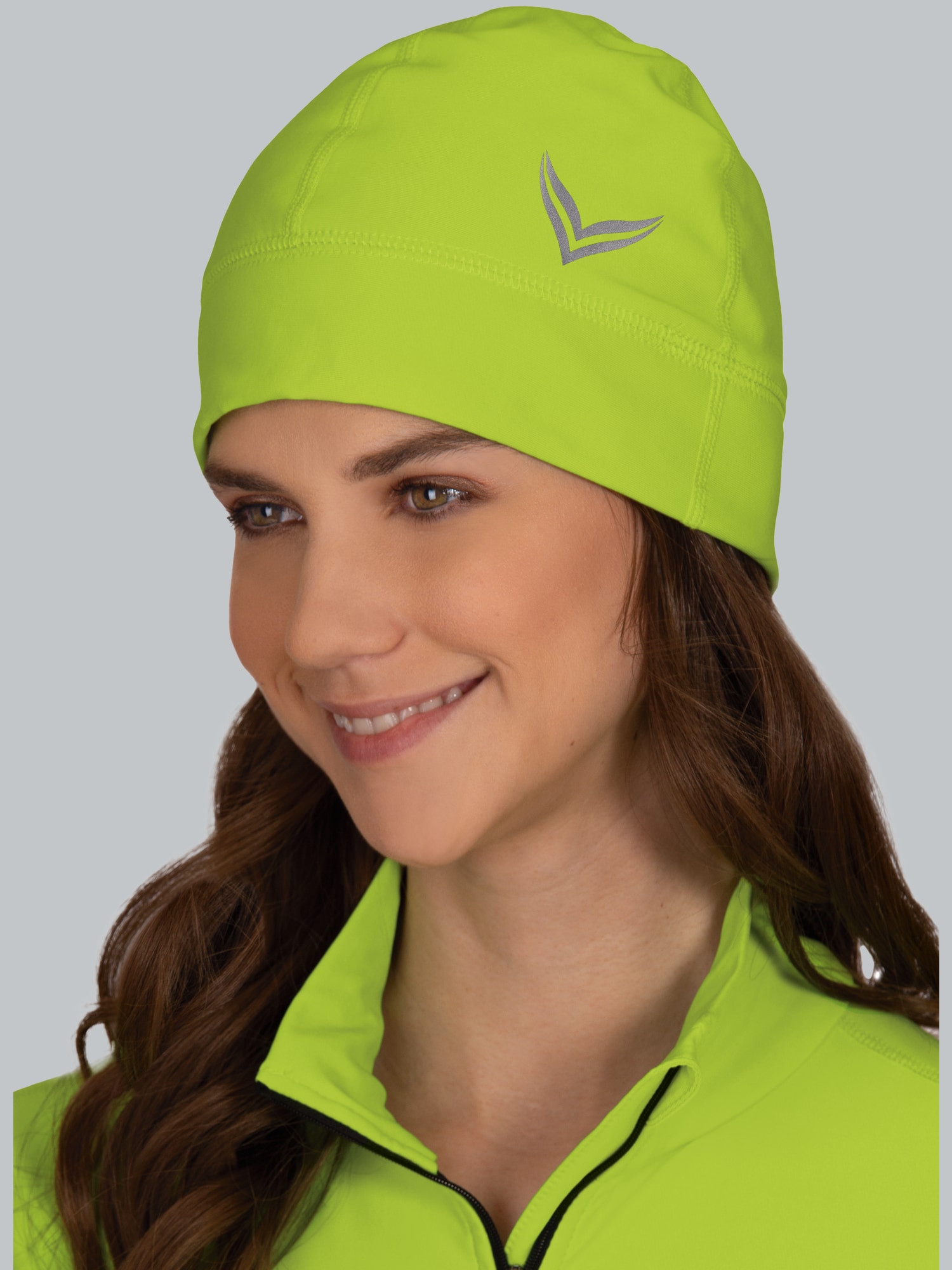 Mütze mit reflektierendem Logo Lemon