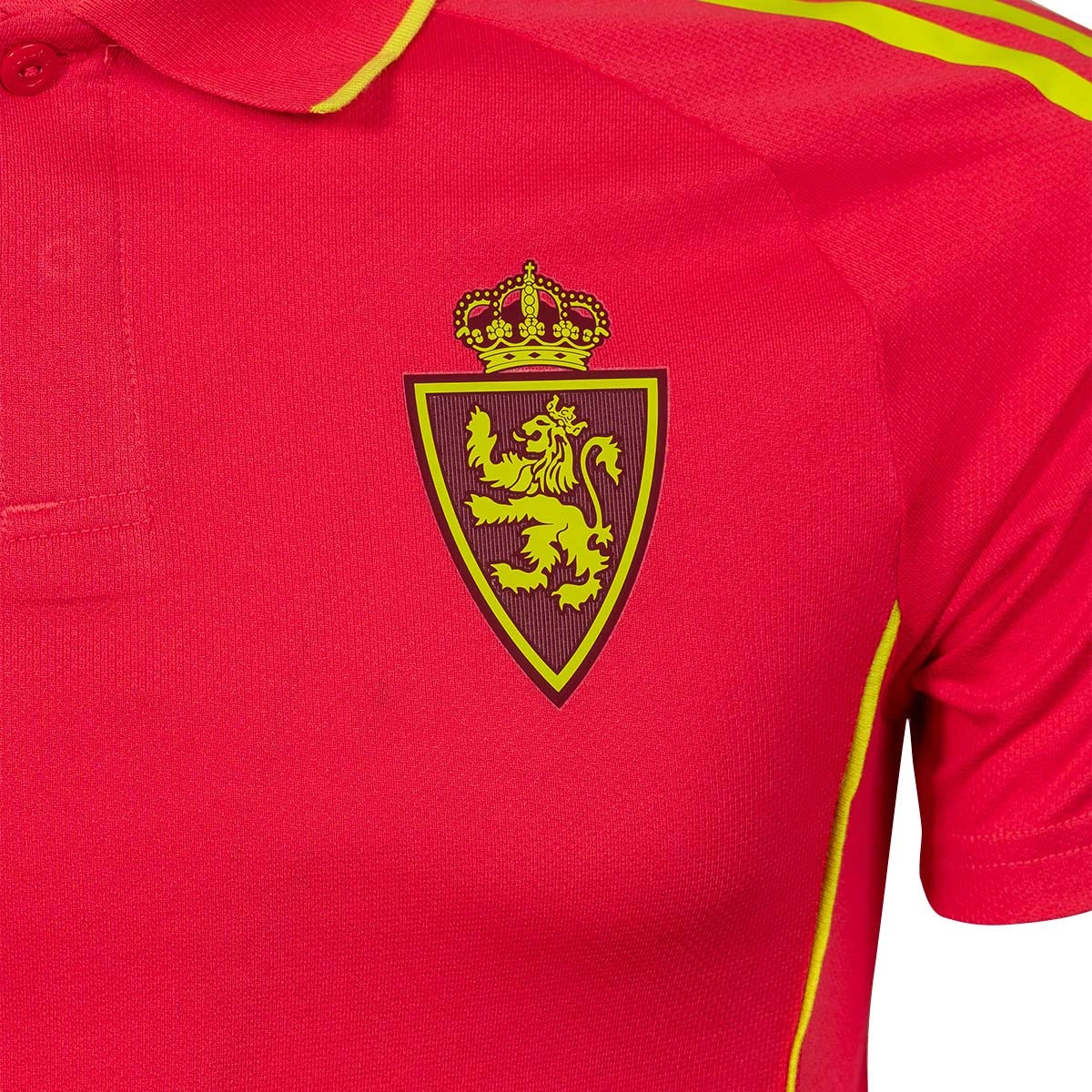 Polo adidas Real Zaragoza Passeio Jogador 25-26 Criança