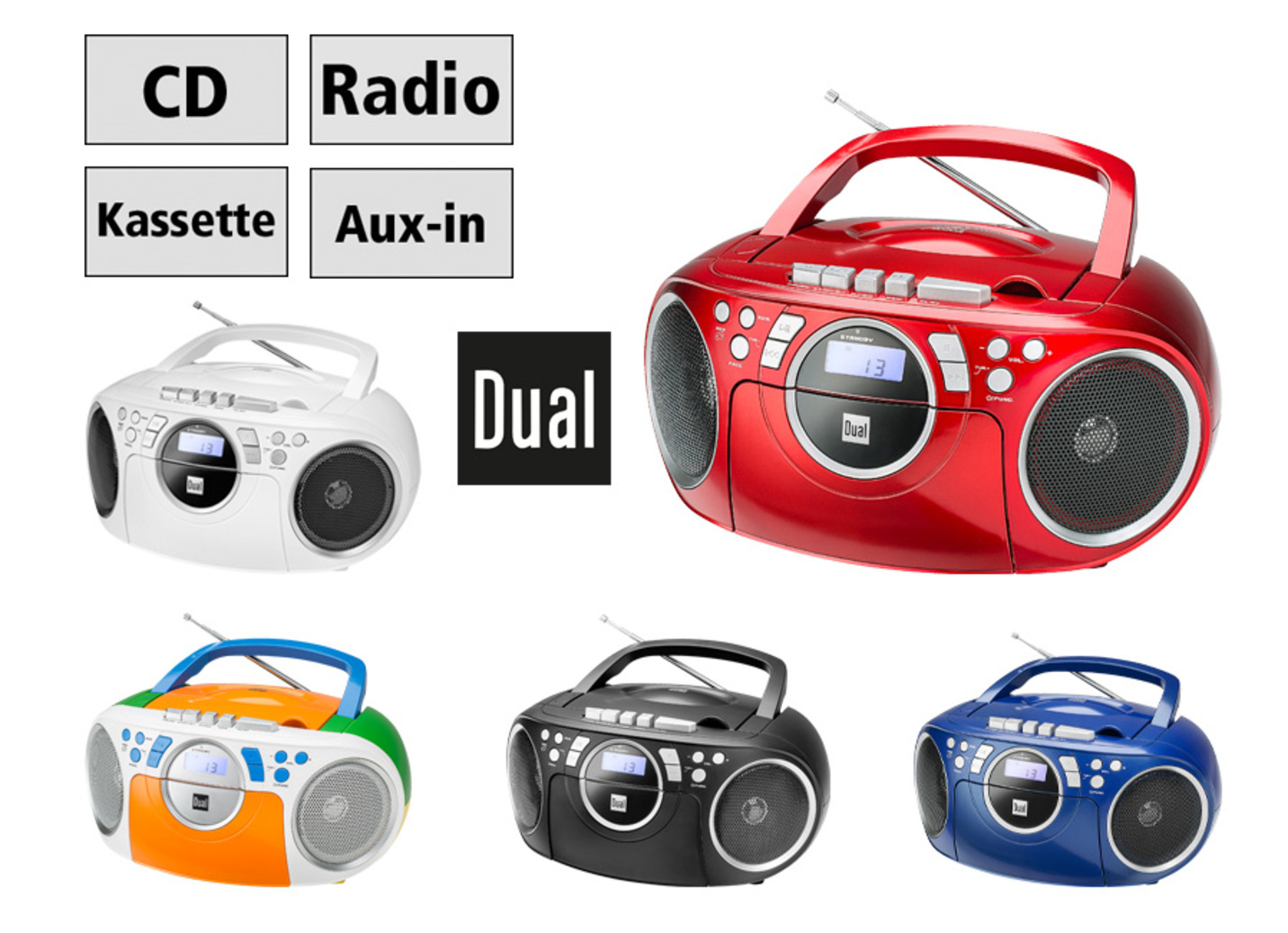 Dual P70 CD-/Radio-/Kassettenspieler