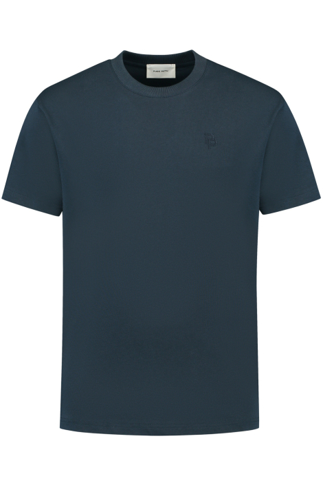 Pure Path blauwe heren t-shirt
