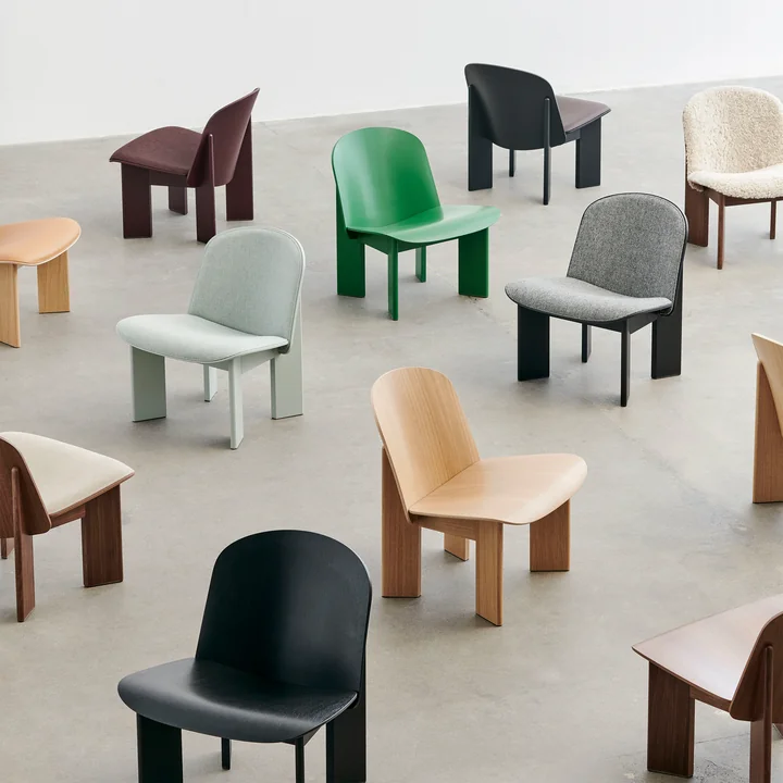 HAY - Chisel Lounge Chair, Eiche
