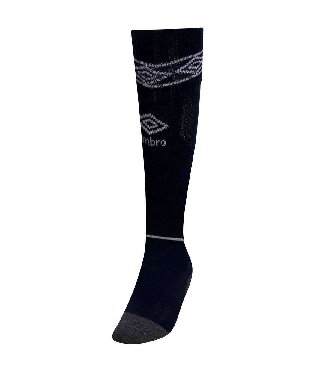 Umbro - Chaussettes de foot DIAMOND (Carbone / Blanc) - UTUO227