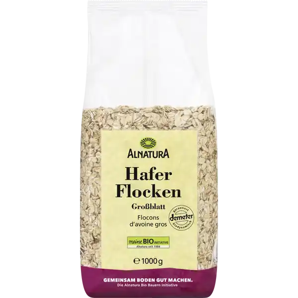 Bio Haferflocken Großblatt Bioland