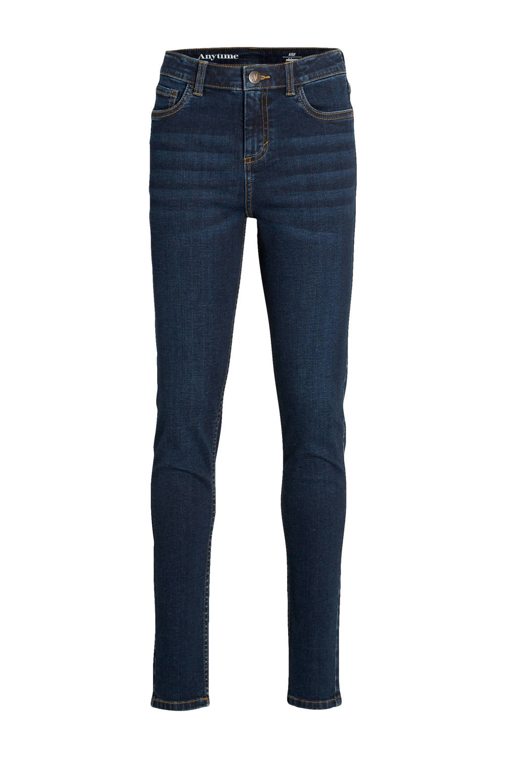 anytime skinny jeans donkerblauw