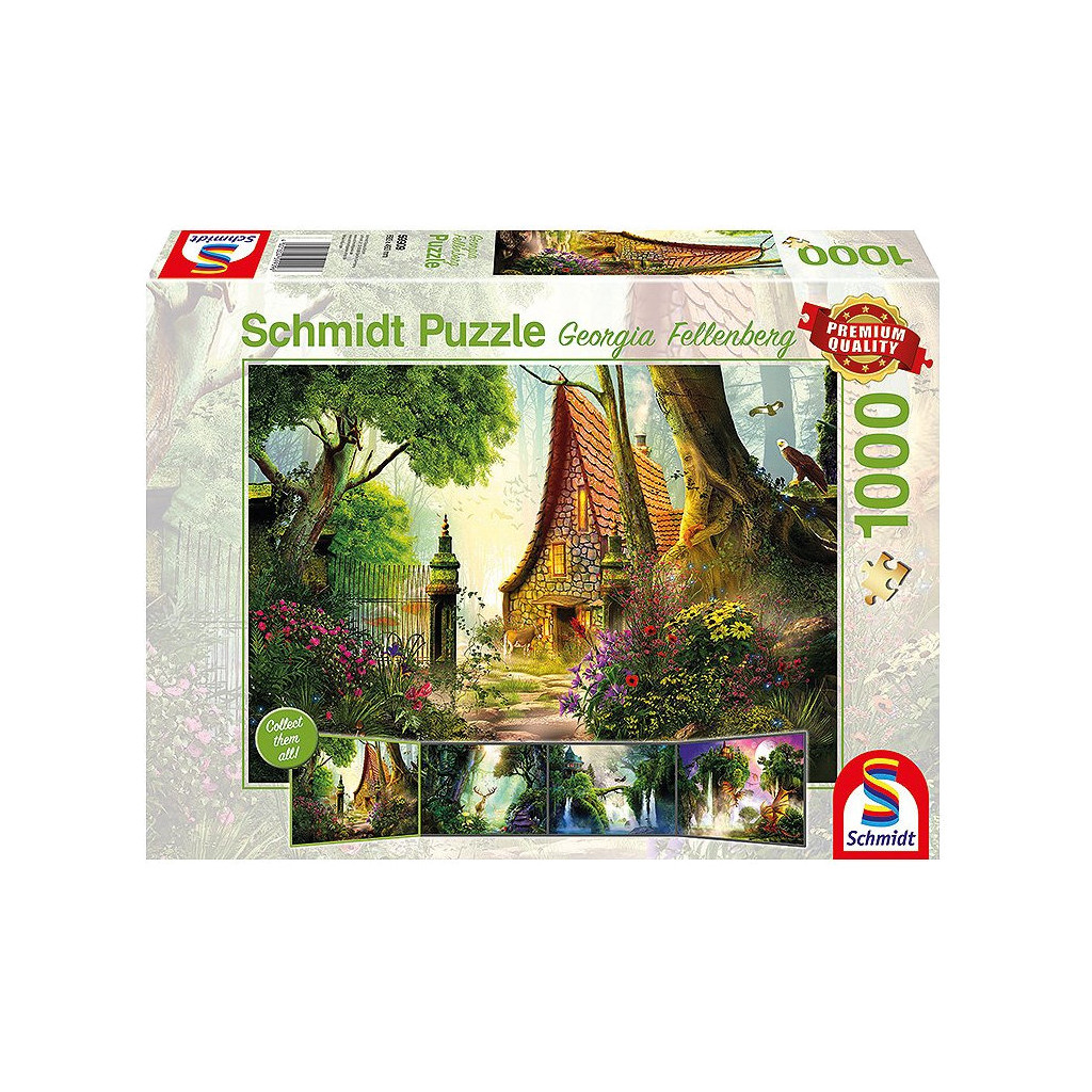 Puzzle Maison dans la Clairière - 1000 pièces