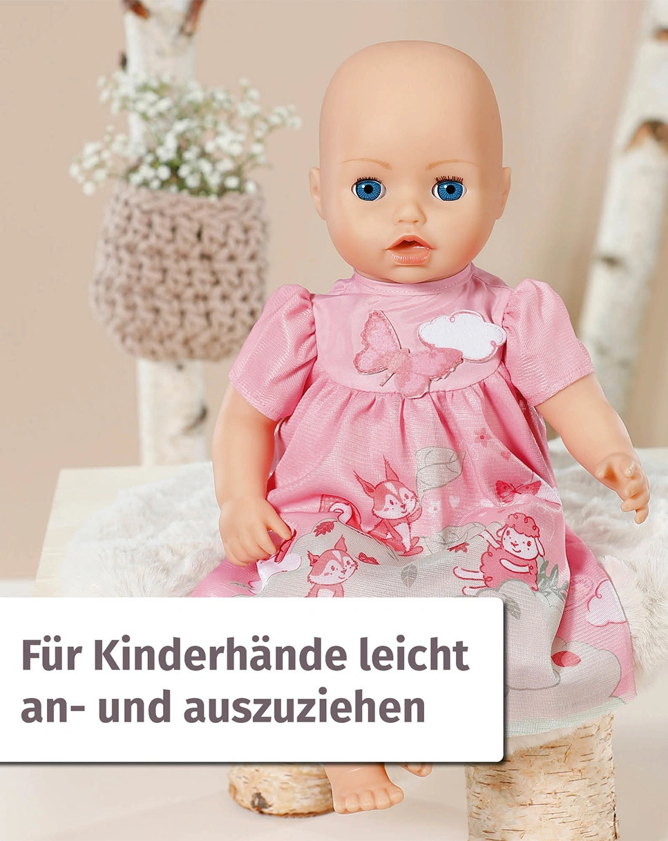Baby Annabell® Puppenkleid EICHHÖRNCHEN (43cm) in rosa