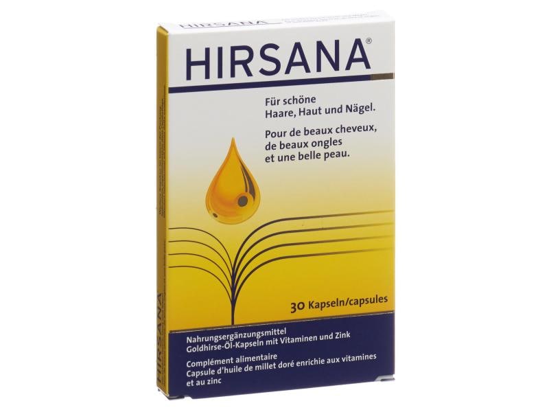 Hirsana Goldhirse Öl 30 Kapseln Hirse-Kapseln