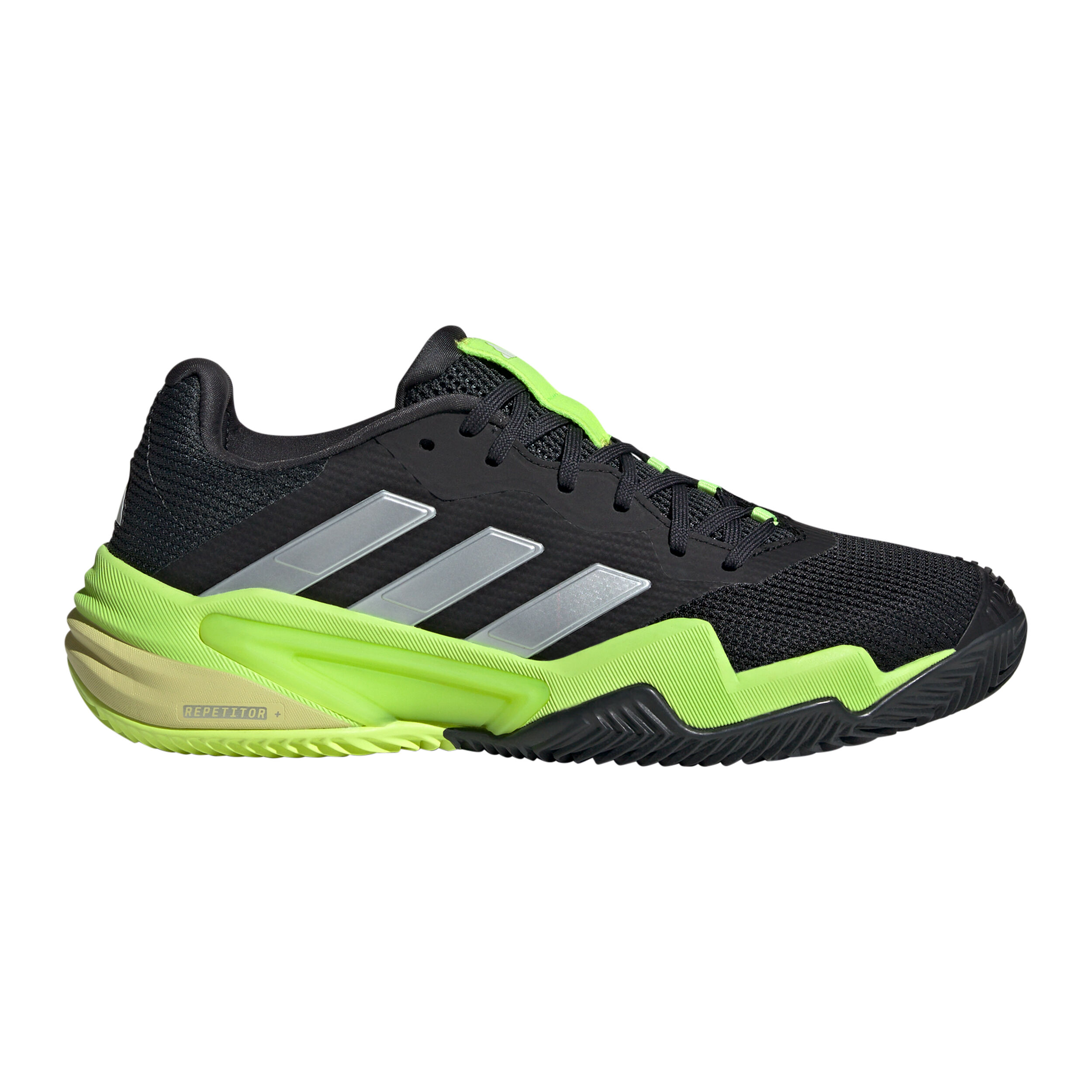 adidas Barricade 13 Chaussure Terre Battue Hommes - Noir , Jaune Lemon