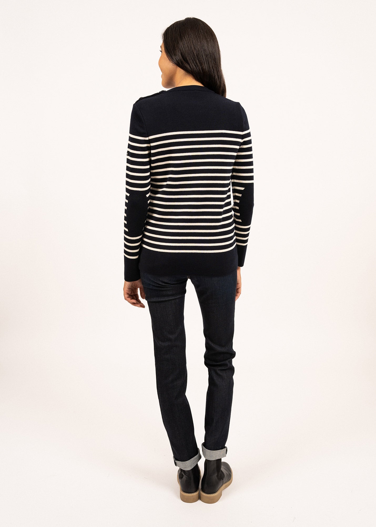Pull marin rayé Bregançon
