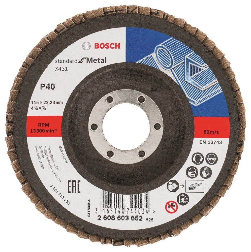 LAMELLSLIPESKIVE BOSCH SFM K40 SKRÅ 115