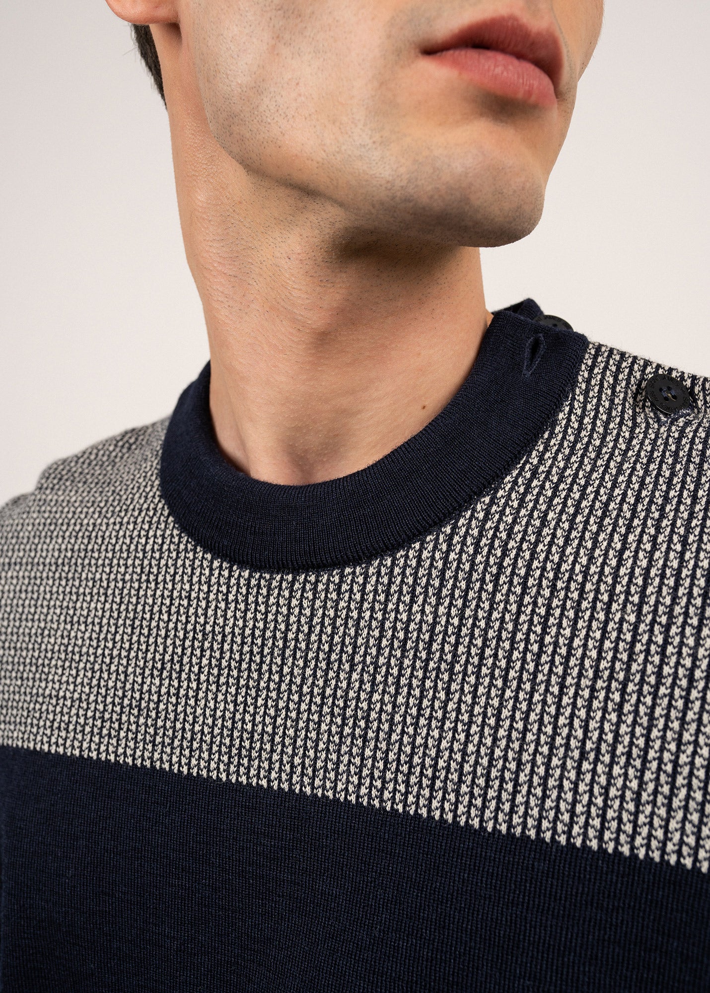 Pull marin bicolore Dinan