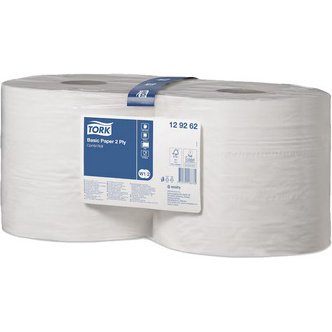 TORK Rouleau nettoyant multi-usage, 2 couches, 340 m, blanc
