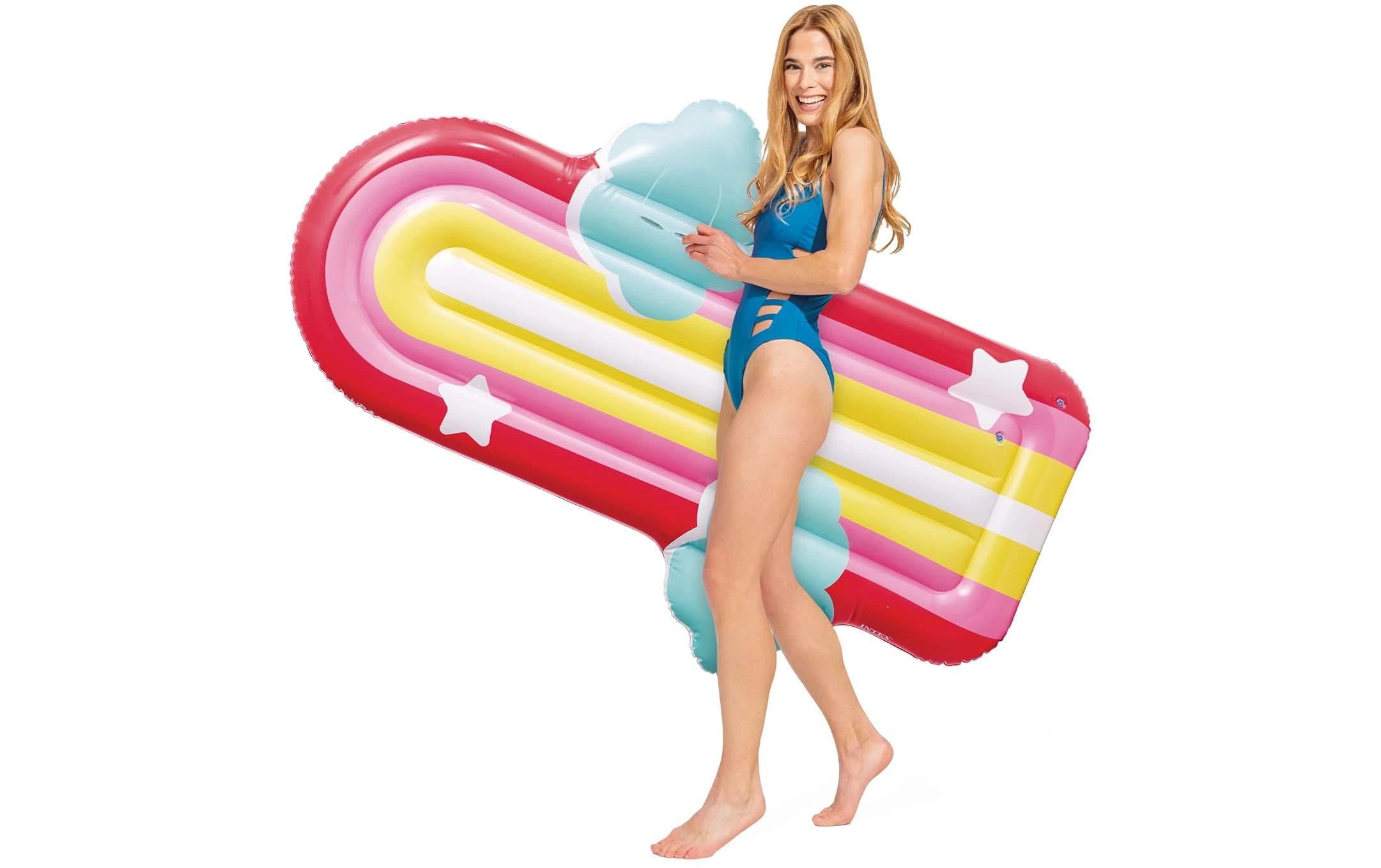 Luftmatratze Rainbow Cloud FloatAufblasbares Spielzeug für Pool & Strand