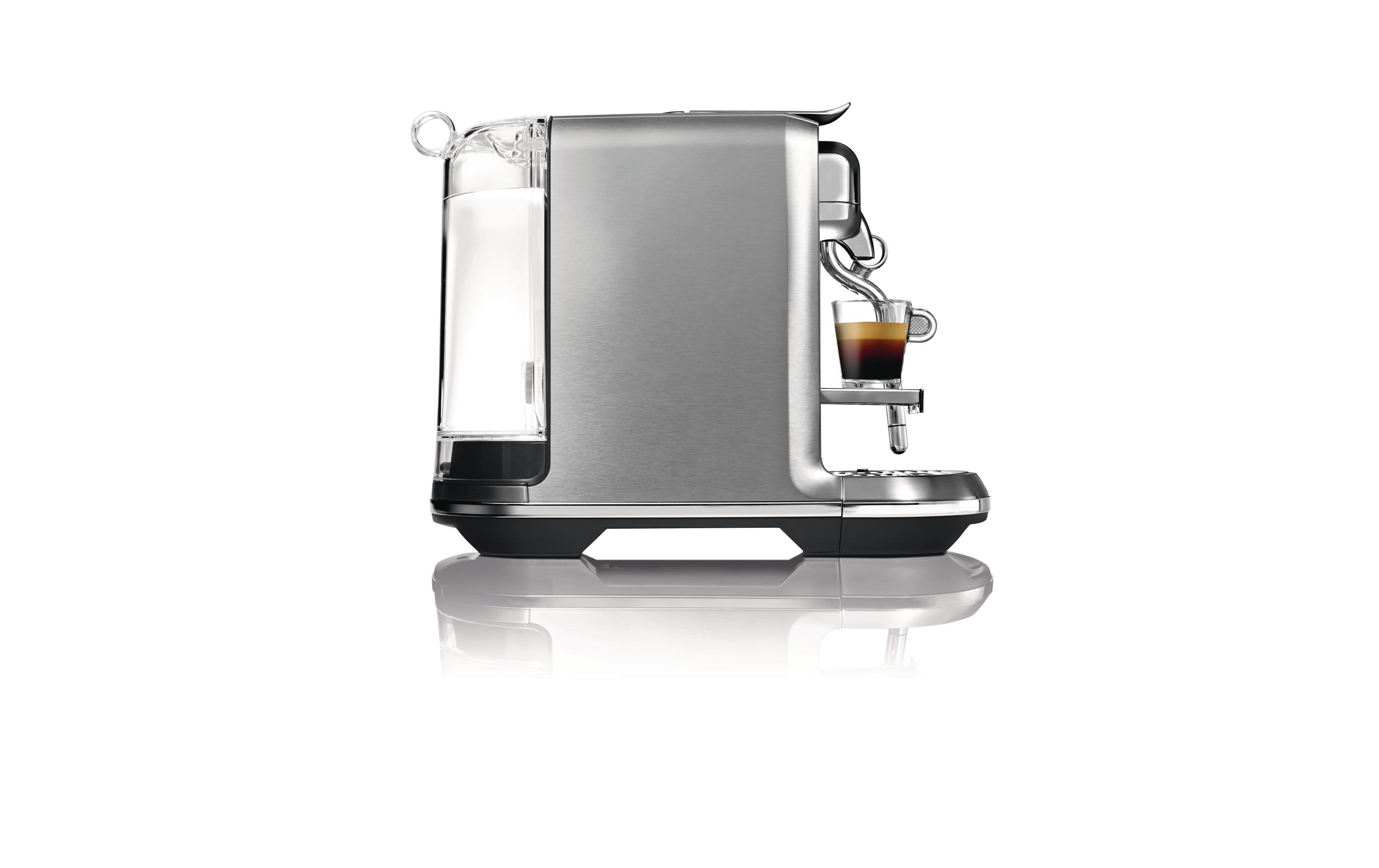 Kaffeemaschine Nespresso Creatista Plus SNE800BSS Silber<br>Kapselmaschine der Original Line für Kaffeespezialitäten in Barista-Qualität