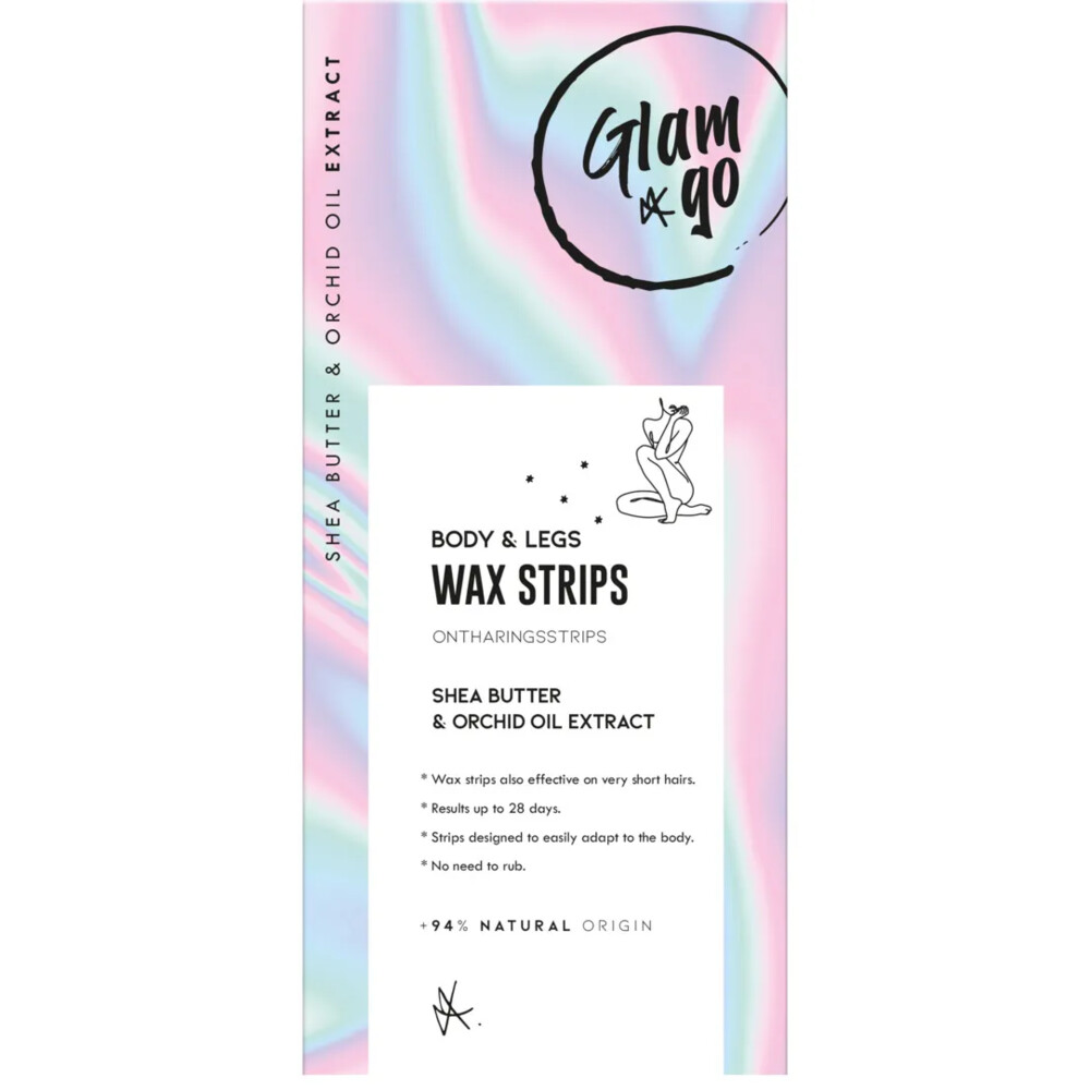 Glam & Go Wax Strips Body & Legs20 stuks