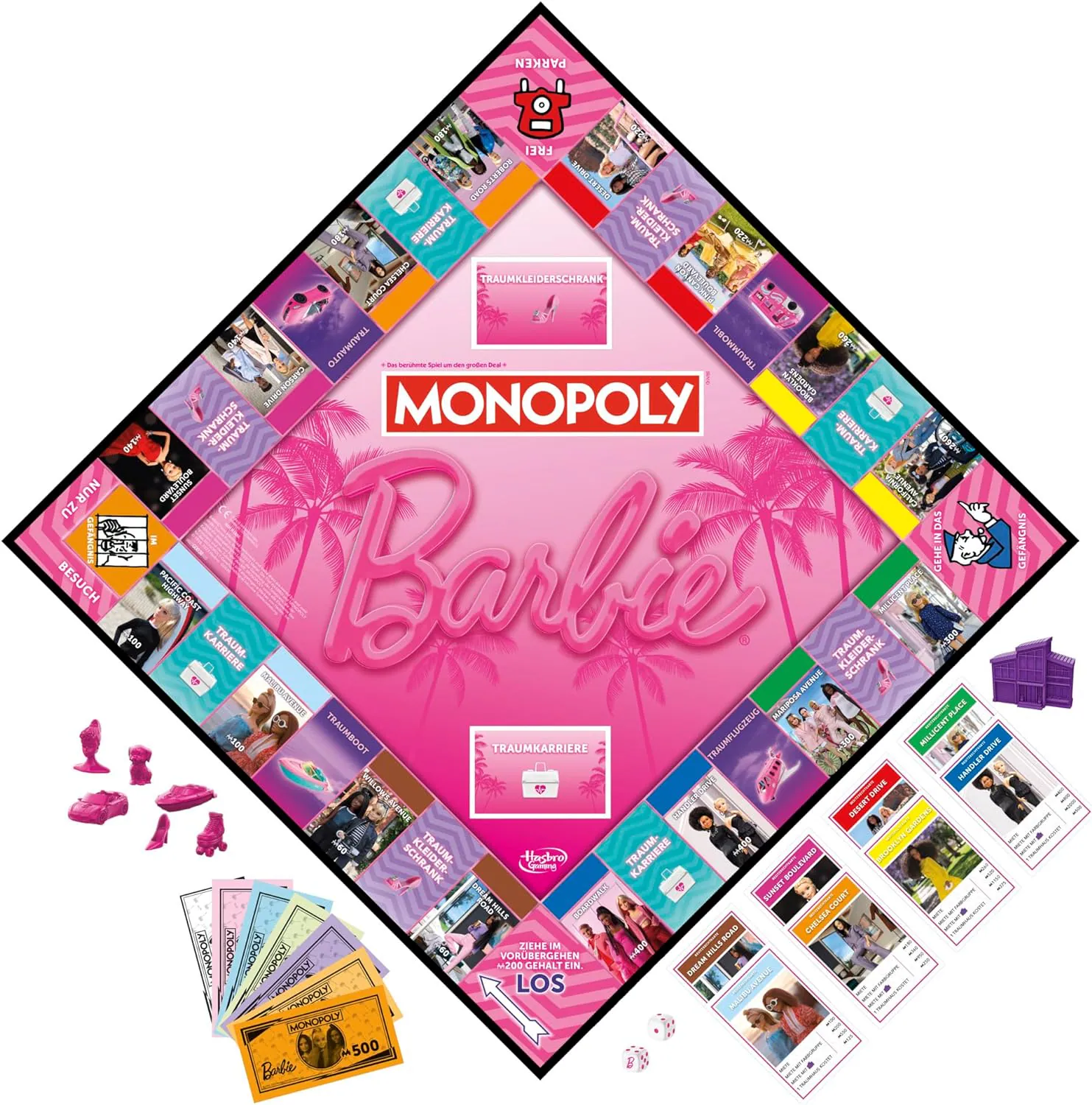 Monopoly - Barbie Brettspiel + Top Trumps Barbie Kartenspiel