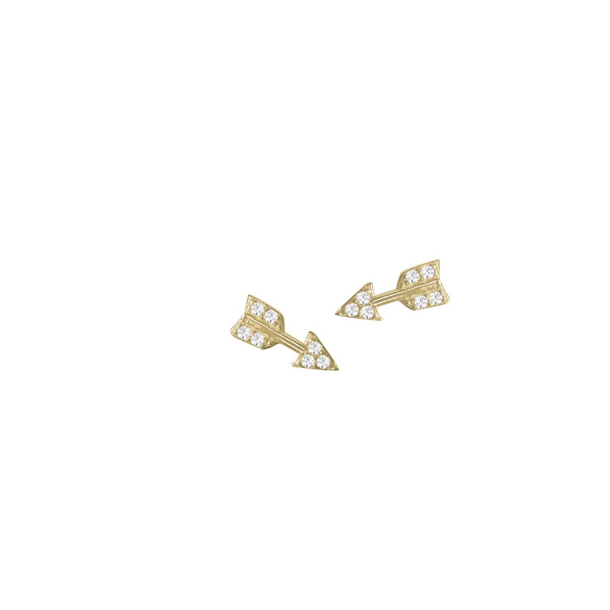 Boucles d'oreilles plaquées or oxyde