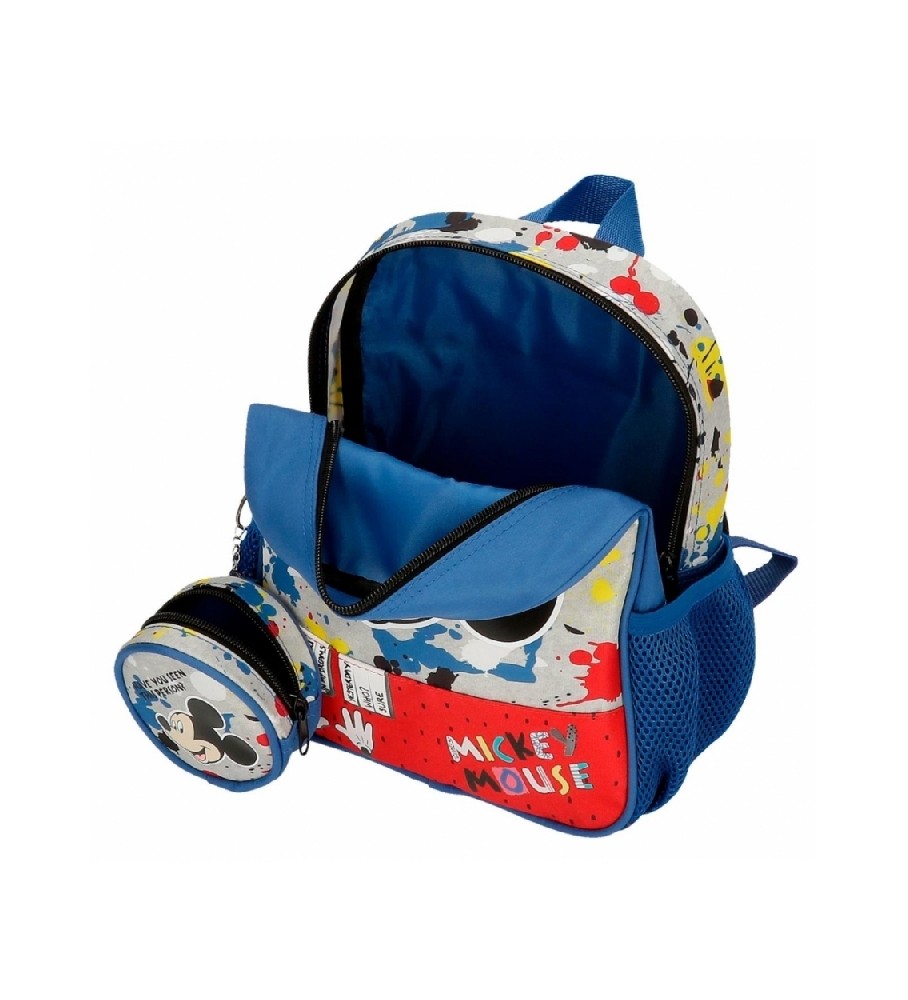 Mochila Disney Mickey Mayhem Multicolorida - 21x25x10cm