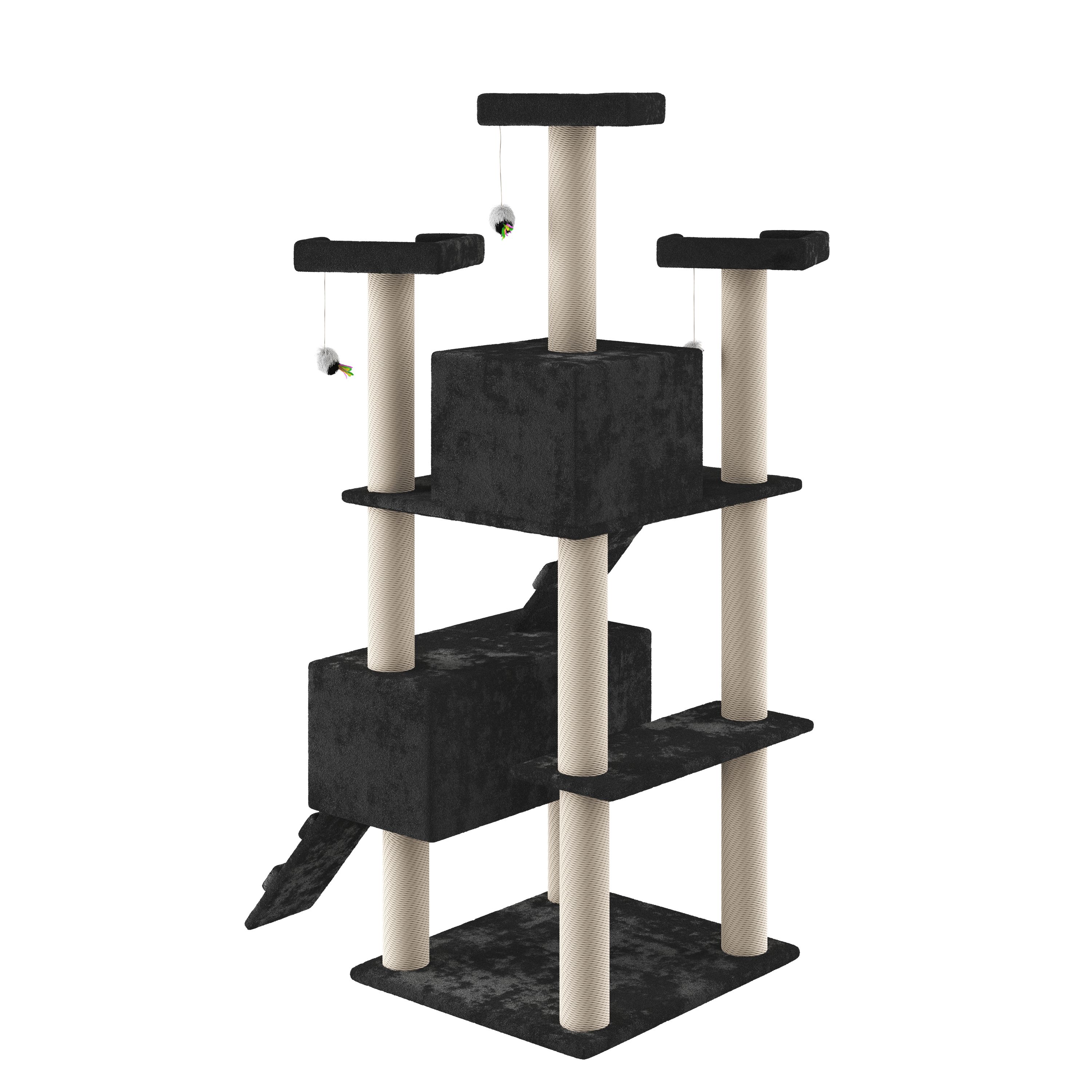 Katzenbaum MIRO 182 cm schwarz