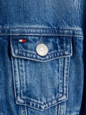 Jaqueta jeans essencial oversized unissex