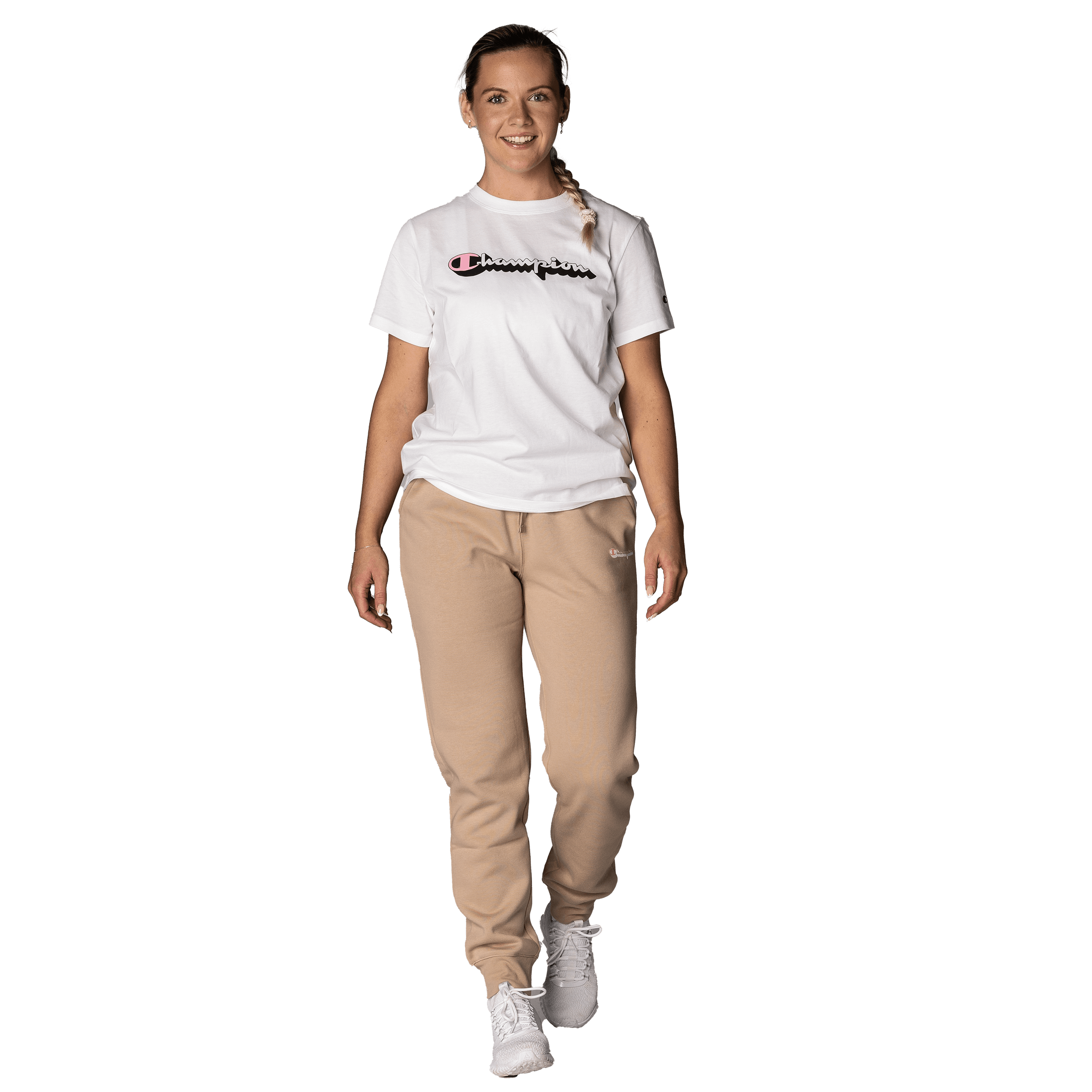 Champion Crewneck T-Shirt W - Fritid og bomull