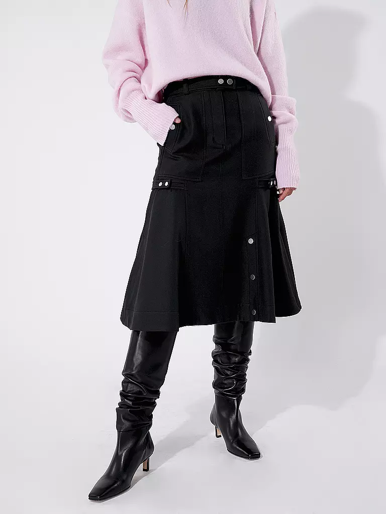 PHILLIP LIM Midirock  schwarz