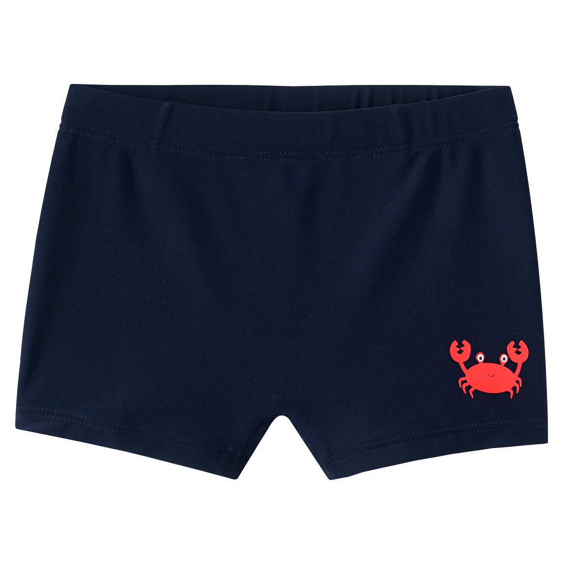 Topomini Baby Badehose mit Krabben-Motiv dunkelblau