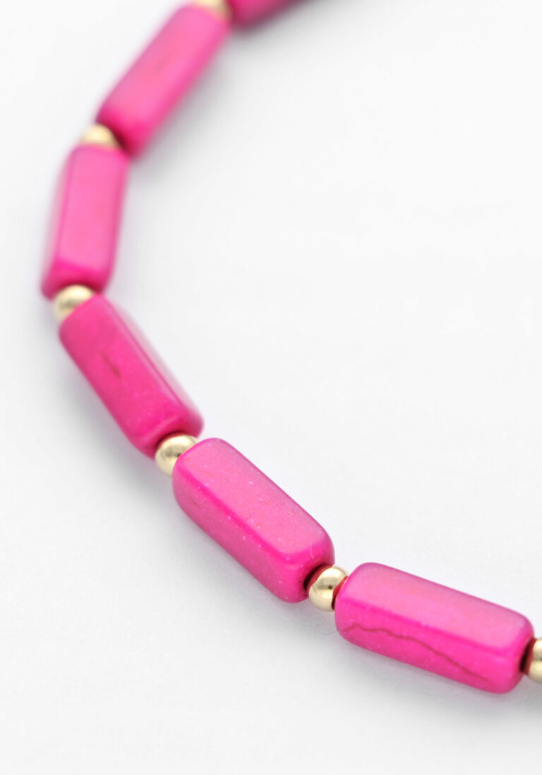 roze bonnie studios kettingen alex pink necklace