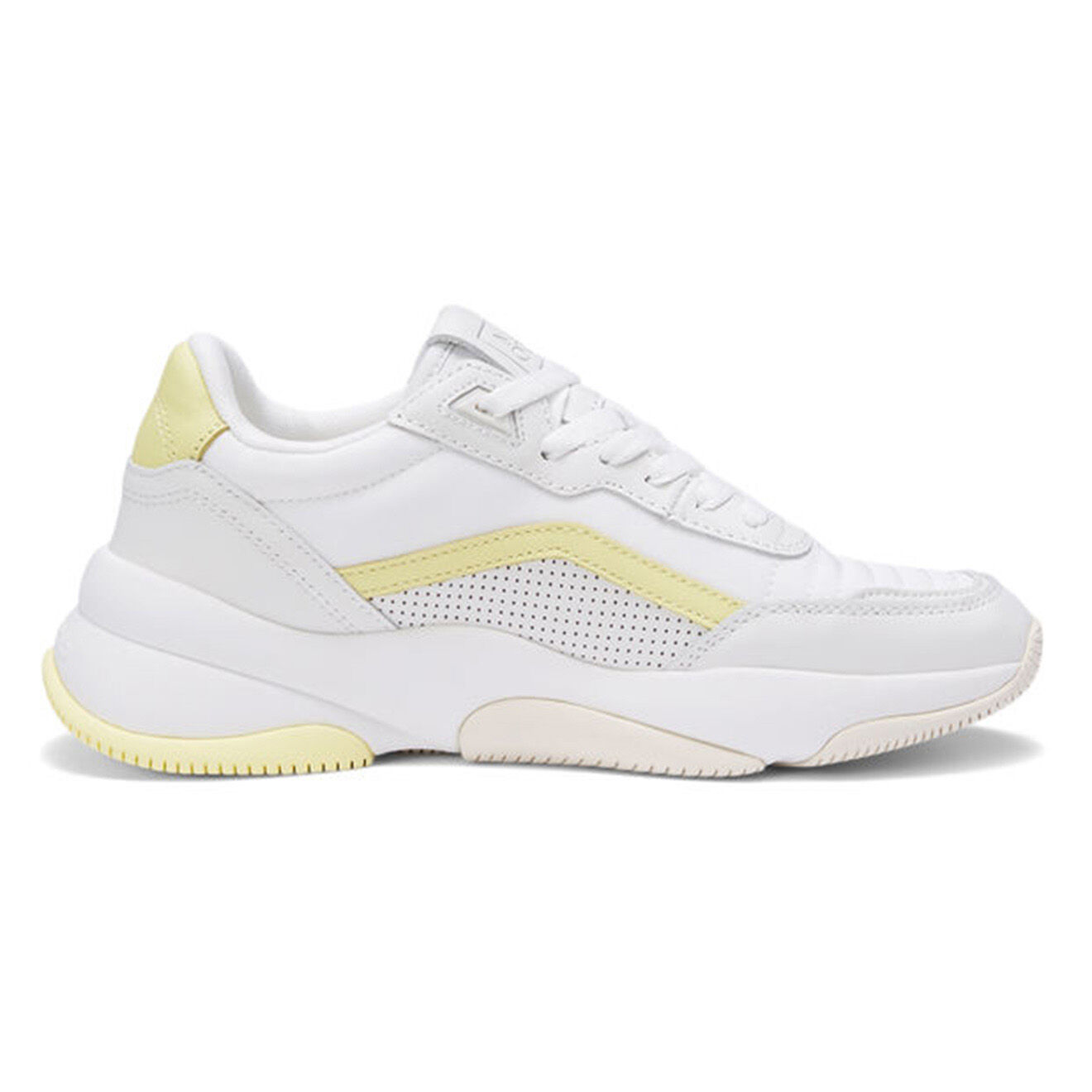 Marc O'Polo Sneakers Bi Matière blanc/jaune