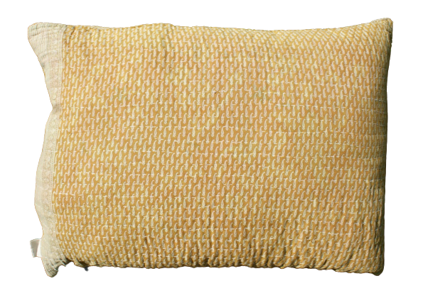 Kussen Kantha vintage 50x70 cm Yellow